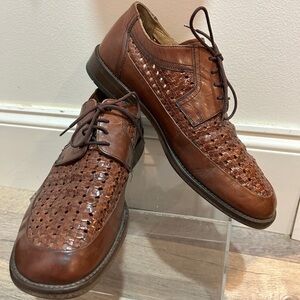 Men's Brown Leather Dress Shoes size 7 1/2